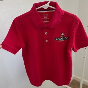 French Toast Kids Polo Shirt in Red with Embroidered Logo